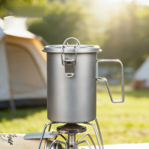 Kuma Titanium Outdoor Camping Rice Cooker