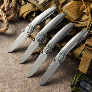 Premium Titanium Alloy EDC Folding Knife with VG10 Blade