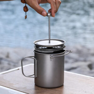 Outdoor Camping 750ml Titanium Coffee Cup